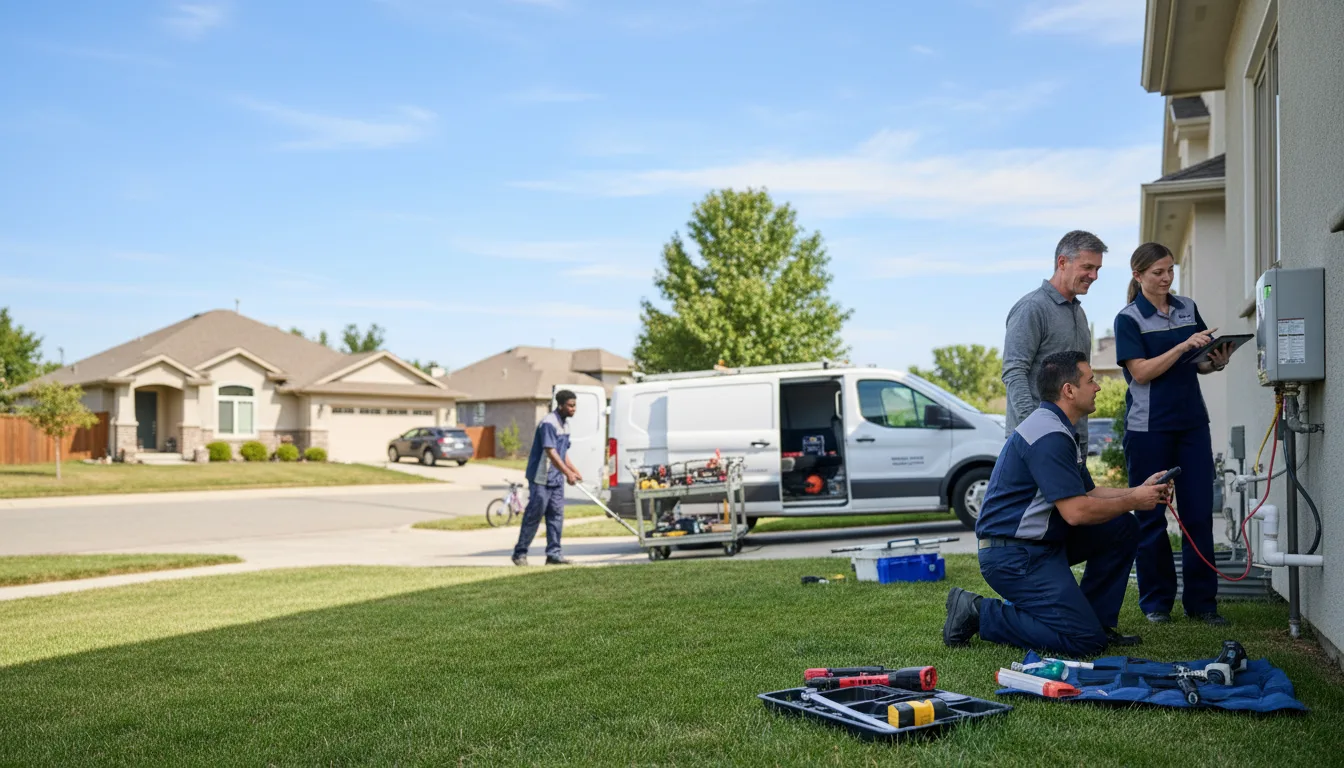 Tankless water heater service in Goochland, VA